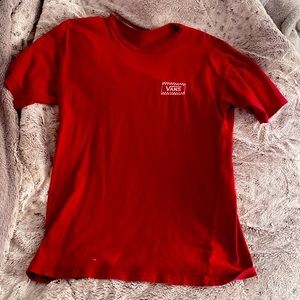 never worn red “vans” shirt